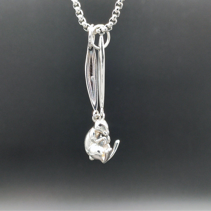 [1068] Bright Exciting Long Ears Rabbit Pendant with Chain – KOVENTHOS ...